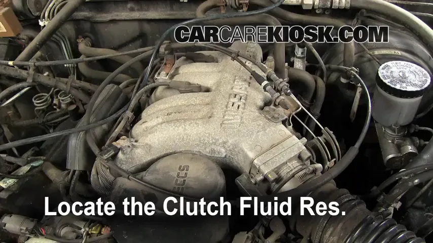 1995 Nissan Pickup XE 3.0L V6 Extended Cab Pickup Transmission Fluid Check Fluid Level